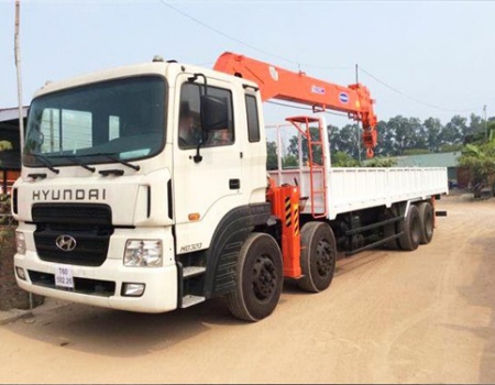 Hyundai tải HD320 gắn cẩu