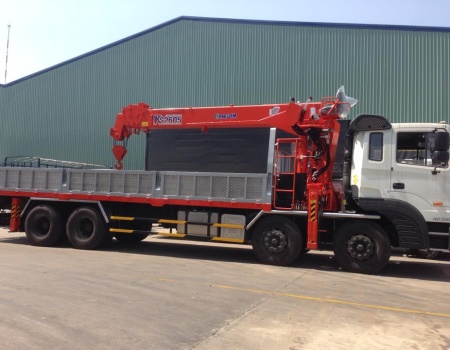 Hyundai HD320 gắn cẩu KaLim